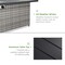 Best Choice Products 52in Wicker Propane Gas Fire Pit Table 50,000 BTU w/ Glass Wind Guard, Tank Holder, Cover